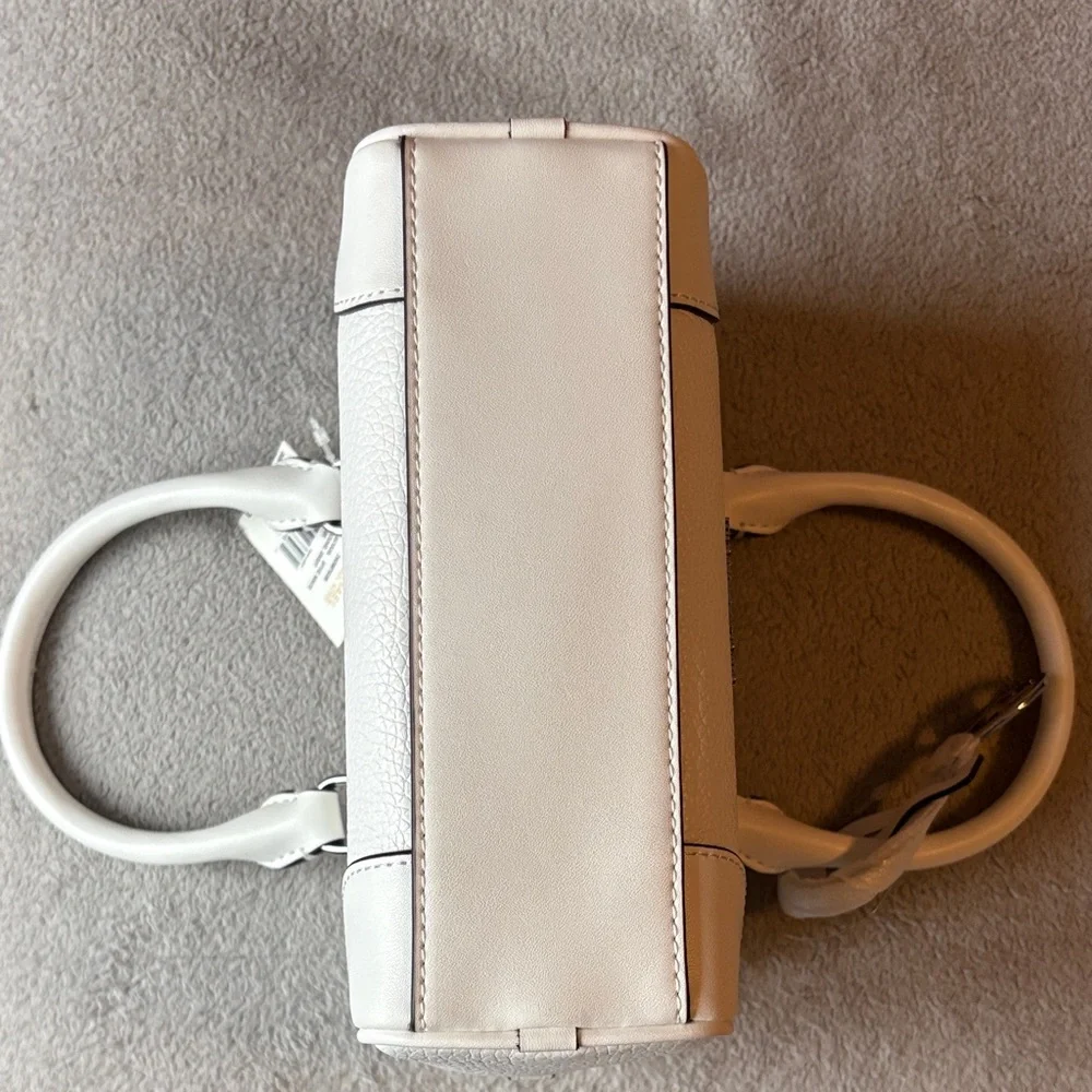 Michael Kors White Leather Satchel